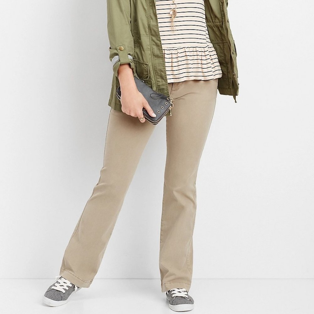NWT Maurices Low Rise Khaki Pants